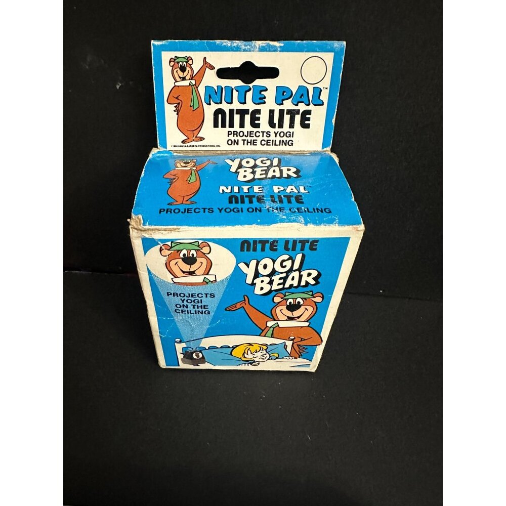 Vintage Yogi Bear Nite Pal Nite Lite  Projects Yogi On The Ceiling  Hanna Barber